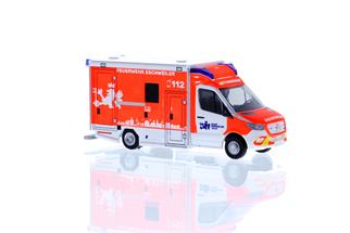 Rietze H0 GSF RTW '18, Rettungdienst Feuerwehr Eschweiler