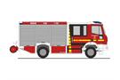 Rietze H0 Magirus HLF Team Cab, Feuerwehr Bous