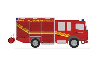 Rietze H0 Magirus Lohr HLF, Feuerwehr Zimmern