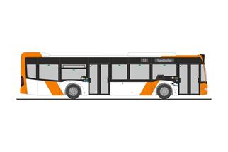 Rietze H0 MB Citaro '15, V-Bus Lampertheim