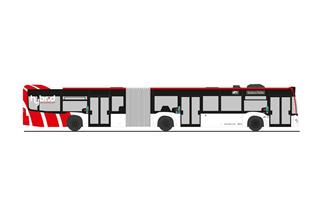 Rietze H0 MB Citaro G '15 Hybrid SWK Krefeld