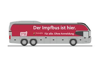 Rietze H0 Neoplan Cityliner C07, Bohr Reisen - Impfbus