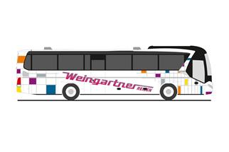 Rietze H0 Neoplan Jetliner Weingartner Reisen