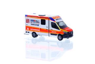 Rietze H0 System Strobel RTW '18, ZRF - Berufsfeuerwehr Saarbrücken