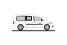 Rietze H0 VW Caddy Maxi Bus 2011 Hannover Airport Fuhrparkservice