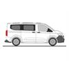 Rietze H0 VW Transporter KR T7, clear white