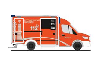 Rietze H0 WAS Design-RTW '18, Johanniter Hamburg