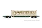 Rivarossi H0 CEMAT Containertragwagen Sgnss, 45'-Container Warsteiner