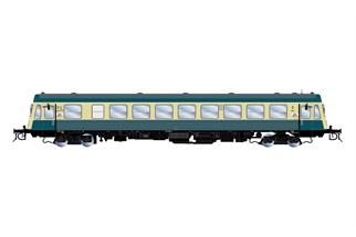 Rivarossi H0 (DC) DB Dieseltriebwagen BR 627.0, ozeanblau/beige, Ep. IV