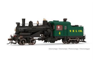 Rivarossi H0 (DC) Northern Redwood Lumber Company Dampflok Heisler #4, Ep. III