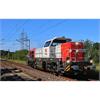 Rivarossi H0 (DC Sound) DB AG Diesellok DE 18, rot/grau, Ep. VI