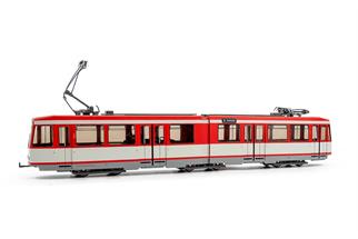 Rivarossi H0 (DC) Strassenbahn M6, Nürnberg rot/weiss, Ep. IV-V