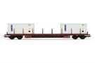 Rivarossi H0 FS Flachwagen Rs, 2x20' FIAT, Ep. IV-V