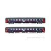 Rivarossi H0 FS Personenwagen-Set UIC-Z1, Intercity Notte, Ep. VI, 2-tlg.