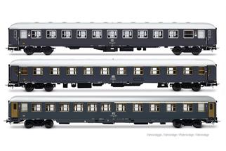 Rivarossi H0 FS Reisezug-Wagenset 3 Exp 234/235 Remus Rom - Wien, Ep. IV, 3-tlg.