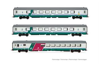 Rivarossi H0 FS Reisezugset IC 507/530 Sila, Intercity Plus, Ep. Vb, 3-tlg.