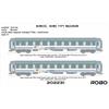 ROBO Modele H0 (DC) PKP Intercity Reisezugwagen-Set 111Aw, Wroclaw, Ep. VI, 2-tlg.