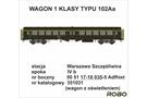 Robo Modele H0 (DC) PKP Reisezugwagen 102Aa, 1. Klasse, Ep. IVb
