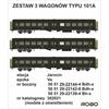 Robo Modele H0 (DC) PKP Reisezugwagen-Set 101A, Ep. Va, 3-tlg.