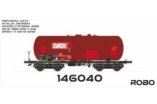 ROBO Modele H0 GATX Kesselwagen Zas 406R, Ep. VI