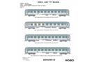 ROBO Modele H0 PKP Intercity Reisezug-Wagenset 2 TLK 35100 Mazury, Ep. VI, 4--tlg.