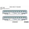 ROBO Modele H0 PKP Intercity Reisezugwagen-Set 111Aw, Wroclaw, Ep. VI, 2-tlg.
