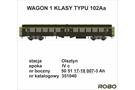 Robo Modele H0 PKP Reisezugwagen 102Aa, 1. Klasse, Ep. IVc