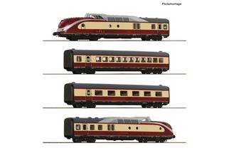 Roco H0 (AC) DB 4-tlg. Set: Dieseltriebzug BR 601, DB