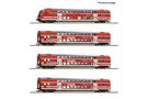 Roco H0 (AC Digital) DB AG Doppelstockwagen-Set, VVO, Ep. VI, 4-tlg.