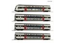 Roco H0 (AC Digital) DSB Doppelstockwagen-Set, Ep. VI, 4-tlg.