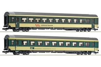 Roco H0 BT/SOB Reisezug-Wagenset 2 Voralpen-Express VAE, Ep. IV-V, 2-tlg.