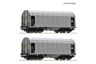 Roco H0 CD Schiebeplanenwagen-Set Shimmns, Ep. V-VI