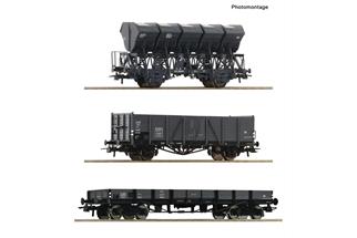 Roco H0 CFL Güterwagen-Set, Ep. III, 3-tlg.