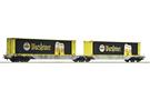 Roco H0 Container-Doppeltragwagen Sggmrs, 2x 45' Warsteiner, Ep. VI