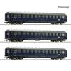 Roco H0 DB Liegewagen-Set Bc4ümg, Touropa, Ep. III, 3-tlg.