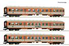 Roco H0 DB Nahverkehrswagen-Set City-Bahn, Ep. IV-V, 3-tlg.
