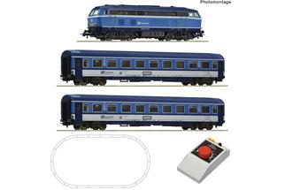 Roco H0 (DC) CD Startset BR 756 mit Schnellzug, geoLine