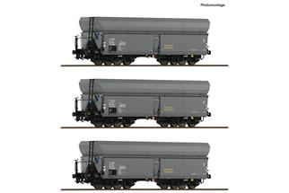 Roco H0 (DC) CSD 3-tlg. Set: Selbstentladewagen