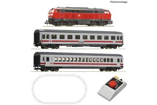 Roco H0 (DC) DB AG Startset BR 218 mit Intercity, geoLine