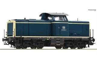 Roco H0 (DC) DB Diesellok 212 053-3, ozeanblau/beige, Ep. IV