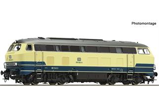Roco H0 (DC) DB Diesellok 215 022-5, blau/beige, Ep. IV