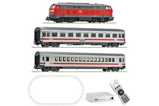 Roco H0 (DC Digital) DB AG Startset BR 218 mit Intercity, geoLine
