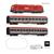 Roco H0 (DC Digital) ÖBB Startset Rh 2016 mit Schnellzug, Roco Line mit Bettung