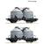Roco H0 (DC) DR 2-tlg. Set: Zementsilowagen, DR