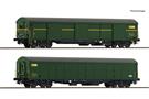 Roco H0 (DC) PTT 2-tlg. Set: Paket-Postwagen, PTT