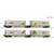 Roco H0 (DC) RAILCARE 2-tlg. Set: Doppeltaschen-Gelenkwagen T2000, railCare