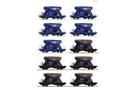 Roco H0 (DC) RAILPRO 10-tlg. Display: Schotterwagen, Railpro