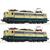 Roco H0 (DC Sound) DB Elektrolok-Doppelset 151 094-0 + 117-9, blau/beige, Ep. IV, 2-tlg.