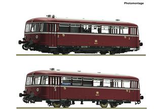 Roco H0 (DC Sound) DB Schienenbus-Garnitur BR 798 + 998, Ep. IV, 2-tlg.