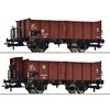 Roco H0 DR Hochbordwagen-Set Omu, Ep. III, 2-tlg.